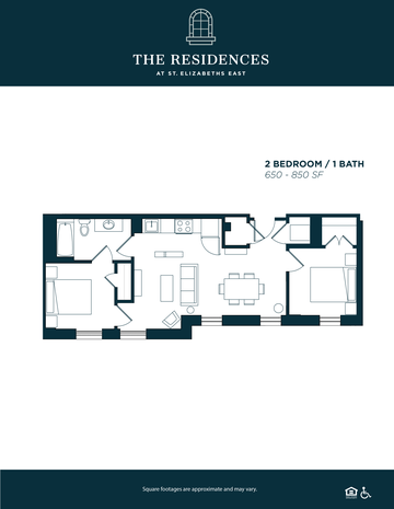 2 Bedroom / 1 Bath